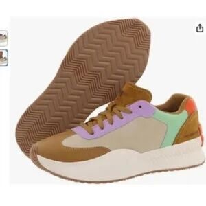Sorel - Ona Blvd Classic Sneaker, Multi color Leather NEW Size 6